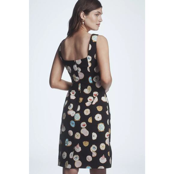 nwt ANTHROPOLOGIE MAEVE sz M Fitted Square-Neck Danielle Kroll special edition - Picture 5 of 6